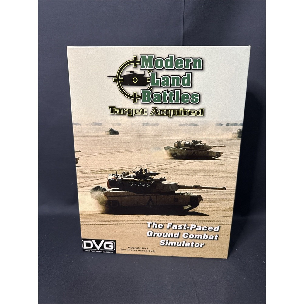 2015 Dan Verssen Games DVG: Modern Land Battles, Target Acquired Partially Punch